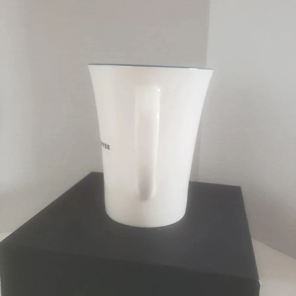 Starbucks 2006 Coffee Mug Company Teal/White  Ceramic Coffee Mug. - Picture 3 of 6